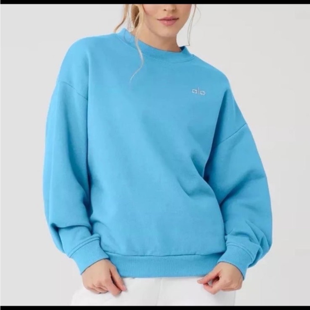 ALO Yoga Blue Sweatshirt